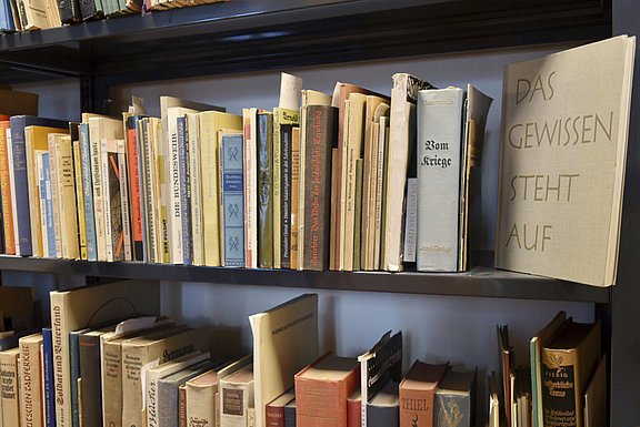 Bücher in einem Archivregal. © KS / Doreen Bierdel 